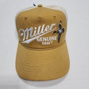 Miller Genuine draft Snapback trucker hat